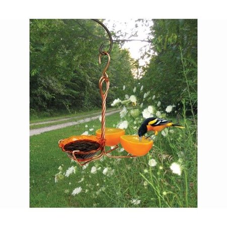 SONGBIRD ESSENTIALS Songbird Essentials SEHHORFJ Copper Oriole Fruit and Jelly Feeder Single Cup SEHHORFJ